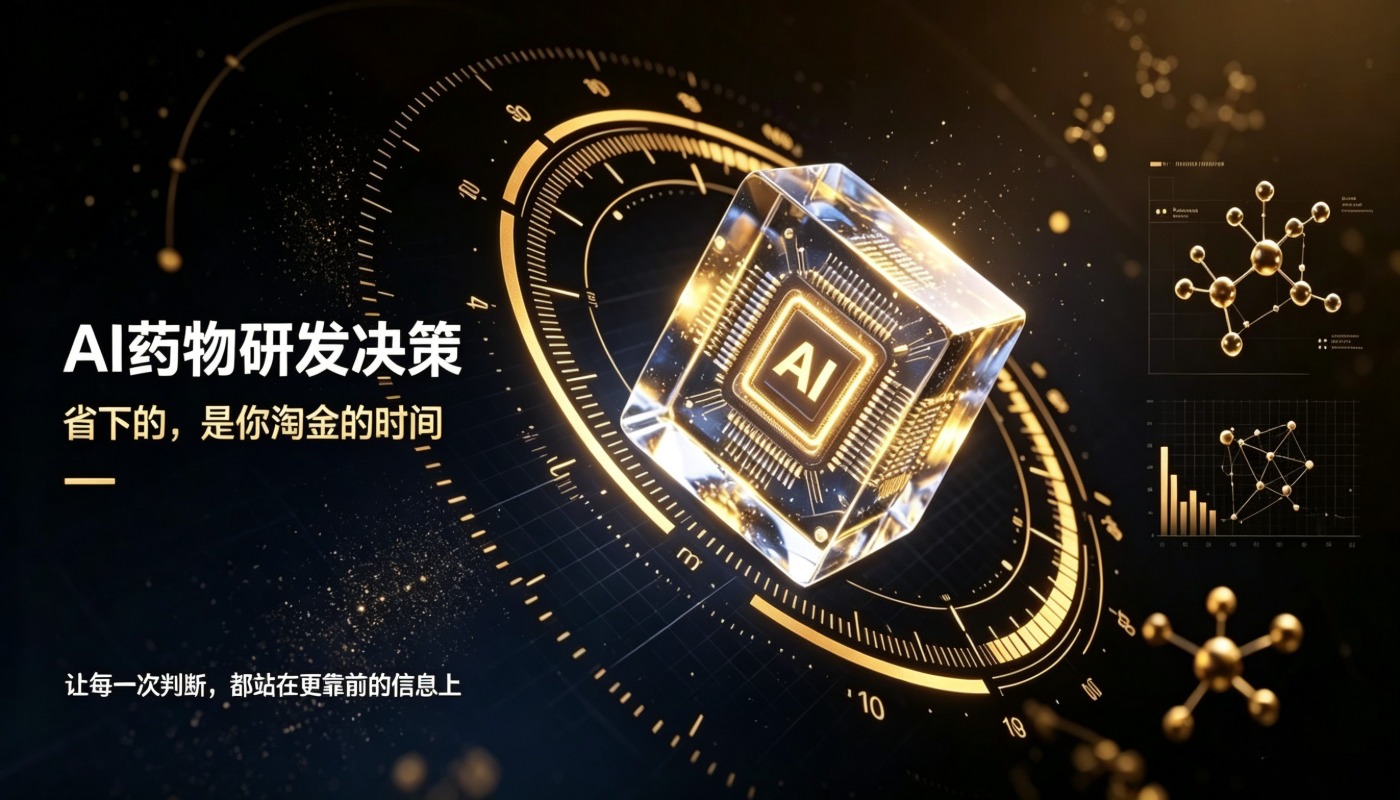 用AI进行药物研发决策,它真正省下的,其实是你“淘金”的时间
